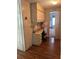 Cozy office space with built-in desk and storage cabinets, ideal for working from home at 148 Sweet Cir, Winter Haven, FL 33884