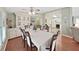 Spacious dining room featuring stylish hardwood floors at 1534 Longbow Dr, Lakeland, FL 33810