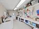 A laundry room with a wall-mounted storage to hang and organize supplies and tools at 1534 Longbow Dr, Lakeland, FL 33810