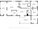 Detailed floor plan highlighting layout: including living spaces, bedrooms, and screened porch at 1610 Reynolds Rd # 72, Lakeland, FL 33801