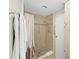 Updated bathroom with a shower and modern fixtures at 1746 Fox Hill Dr, Lakeland, FL 33810