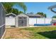 Backyard with private shed for extra storage space at 210 Citrus Dr, Winter Haven, FL 33884