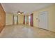 Open-concept living room featuring ample natural light and vintage details at 219 Willow St, Lake Wales, FL 33859