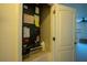 View of the utility closet with HVAC unit at 249 Haines Blvd, Winter Haven, FL 33881