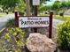 Entrance sign to the deed restricted Patio Home community at 259 Mariposa, Winter Haven, FL 33884