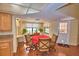 Bright kitchen nook with garden views, perfect for casual dining at 2611 State Road 557, Lake Alfred, FL 33850