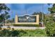Distinctive community sign of Southern Dunes Golf and Country Club, providing a welcoming atmosphere at 2721 Kokomo Loop, Haines City, FL 33844