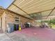 Spacious carport for parking, adjacent to the brick building at 2726 Prine Rd, Lakeland, FL 33810