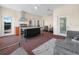 Bonus room with outdoor barbecue and prep area featuring stainless steel appliances and island at 4148 Dunmore Dr, Lake Wales, FL 33859