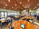 Spacious restaurant features wood ceilings, plenty of seating, and a fully stocked bar at 4148 Dunmore Dr, Lake Wales, FL 33859