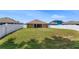 Fenced backyard offers ample space for outdoor activities and entertainment at 135 Eloise Oaks Dr, Winter Haven, FL 33884