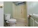 Bathroom featuring a toilet, a shower and a vanity with a sink at 1610 Reynolds Rd # 242, Lakeland, FL 33801