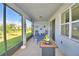 Relaxing screened lanai features comfortable seating and outdoor decor for enjoying the outdoors at 2577 Canyon Crest Dr, Lakeland, FL 33811