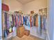 Spacious walk-in closet with ample storage and organization racks at 2577 Canyon Crest Dr, Lakeland, FL 33811
