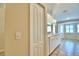 Kitchen view through doorway showing sink and cabinetry at 3430 Hilson Dr, Lakeland, FL 33812