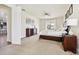 Inviting main bedroom boasts a comfortable bed, dark wood furniture, and a bright, airy atmosphere at 3833 Bowfin Trl, Kissimmee, FL 34746