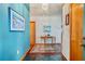 Inviting foyer with stylish decor and a view into the main living areas at 4365 Canal Rd, Lake Wales, FL 33898