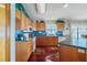 Functional kitchen with ample cabinet space, white appliances, and a charming color scheme at 4365 Canal Rd, Lake Wales, FL 33898