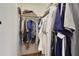 Walk-in closet with clothing racks and shelves providing ample storage at 4940 Foxdale Dr, Lakeland, FL 33810