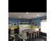 Finished basement featuring a custom bar area, perfect for entertaining at 501 Main St, Lake Hamilton, FL 33851