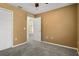 A versatile bedroom with an interior door and closet, perfect for relaxation or work at 533 Ronshelle Ave, Haines City, FL 33844