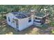 Aerial view of a single story home that features a screened front porch at 6925 3Rd St, Mulberry, FL 33860