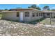 Exterior view of the home's backyard and fence at 9019 Oakwood Dr, Lake Wales, FL 33898