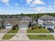 A well maintained two-story home with lush lawn and landscaping, attached garage and driveway at 936 Lake Berkley Dr, Kissimmee, FL 34746