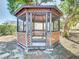 Exterior image of an octagon shaped screened gazebo structure at 1024 Campbell Ave, Lake Wales, FL 33853