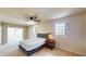 Bedroom with a neutral carpet and a window with shutters at 108 Lake Howard Dr Nw, Winter Haven, FL 33880