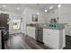 Kitchen featuring stainless steel appliances and granite countertops at 1221 Alameda S Dr, Lakeland, FL 33805