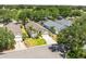 Aerial shot of well-maintained homes with lush landscaping at 1357 Rebecca Dr, Haines City, FL 33844