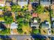 Bird's-eye view capturing the layout of the property and its positioning relative to adjacent homes at 1371 Sheridan Sw St, Winter Haven, FL 33880