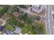 Aerial view of a property showing its location, nearby streets and surroundings offering a sense of community at 230 Denton Ave, Auburndale, FL 33823
