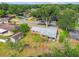 Overhead view displaying a property, the backyard, and neighborhood landscape at 2640 Handley Blvd, Lakeland, FL 33803