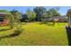 Spacious, grassy backyard with mature trees and partial fencing at 2640 Handley Blvd, Lakeland, FL 33803