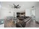 Spacious open-concept living room with modern furnishings and lots of natural light at 287 Lake Smart Cir, Winter Haven, FL 33881