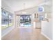 Bright eat-in kitchen with sliding glass doors to the pool area at 2960 Kokomo Loop, Haines City, FL 33844