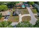An aerial view of house and neighborhood showing its location and curb appeal at 3022 Lantana Rd, Auburndale, FL 33823