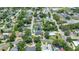 Aerial shot of houses in a community with green spaces and access to nearby amenities at 333 Lake Otis Se Dr, Winter Haven, FL 33880