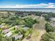 Gorgeous aerial view showcasing a home near a waterfront, surrounded by lush greenery and offering scenic views at 42 Grenewood Ln, Haines City, FL 33844