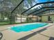 Inviting screened-in pool with a tranquil backyard setting, perfect for relaxation and outdoor enjoyment at 4333 Shadow Wood Way, Winter Haven, FL 33880