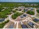 An aerial view shows the property located in a planned community at 500 Rio Grande Dr, Kissimmee, FL 34759