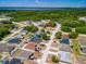 Aerial community view reveals home location, nearby lake, and neighborhood layout at 500 Rio Grande Dr, Kissimmee, FL 34759