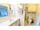 Bathroom featuring a vanity and shower stall at 6305 Bayberry Ne Blvd, Winter Haven, FL 33881