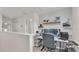 Second view of home office setup with modern computer and workspace, and neutral gray colors at 6343 Torrington Cir, Lakeland, FL 33811