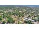 Aerial neighborhood view, showcasing the property's convenient location and nearby commercial area at 825 Augusta St, Lakeland, FL 33805