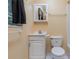 Well-maintained bathroom featuring a vanity, toilet, and combined shower-tub at 1163 Lake Dr, Lake Wales, FL 33859
