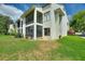 Modern two-story house with neutral stucco, screened porch, and lush green lawn at 2180 San Marcos Se Cir # 401, Winter Haven, FL 33880