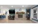 Spacious living room showcasing fireplace, built-ins, and open concept design at 250 Brigham Nw Rd, Winter Haven, FL 33881